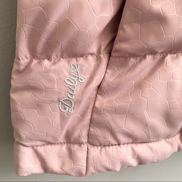 Daily Sports of Sweden Lavender Pink Padded Zip Up Vest Size Medium - Picture 2 of 7